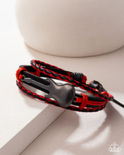 Load image into Gallery viewer, Paparazzi Lead Guitar - Red Bracelet