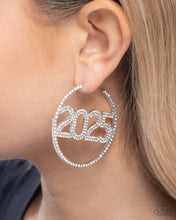 Load image into Gallery viewer, Paparazzi This is Gonna Be My Year - White Earrings
