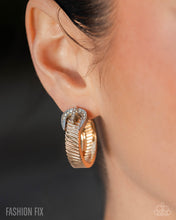 Load image into Gallery viewer, Paparazzi Assured Accent - Gold Earrings