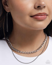Load image into Gallery viewer, Paparazzi CHAIN-ge of Heart - Silver Necklace
