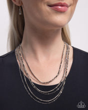 Load image into Gallery viewer, Paparazzi Pronged Purpose - Black Necklace