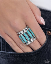 Load image into Gallery viewer, Paparazzi Southern Symmetry - Blue Ring