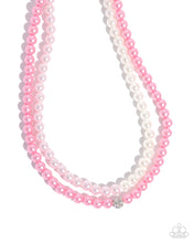 Load image into Gallery viewer, Paparazzi Pearly Paladin - Pink Necklace