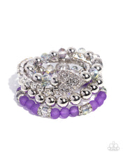 Load image into Gallery viewer, Paparazzi Poetically Plush - Purple Bracelet