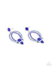 Load image into Gallery viewer, Paparazzi Karma Knockout - Blue Earrings