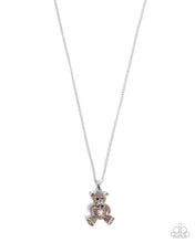 Load image into Gallery viewer, Paparazzi Twinkling Teddy - Brown Necklace