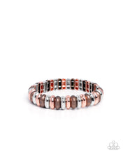 Load image into Gallery viewer, Paparazzi Multicolored Meeting - Copper Bracelet
