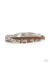 Load image into Gallery viewer, Paparazzi Tolerable Twinkle - Brown Bracelet