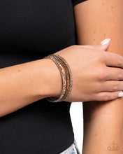 Load image into Gallery viewer, Paparazzi Tolerable Twinkle - Brown Bracelet