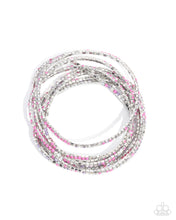 Load image into Gallery viewer, Paparazzi Candlelight Cascade - Purple Bracelet