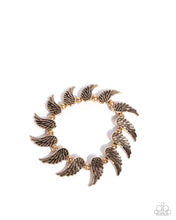 Load image into Gallery viewer, Paparazzi Angelic Ambiance - Gold Bracelet