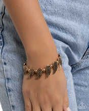 Load image into Gallery viewer, Paparazzi Angelic Ambiance - Gold Bracelet