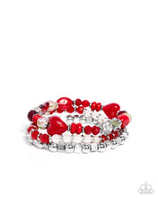 Load image into Gallery viewer, Paparazzi Doting Delight - Red Bracelet