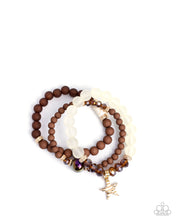 Load image into Gallery viewer, Paparazzi Sensible Star - Brown Bracelet