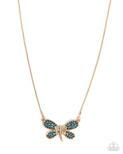 Load image into Gallery viewer, Dragonfly Direction - Gold Necklace