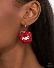 Load image into Gallery viewer, Paparazzi Adorable ABCs - Red Earrings