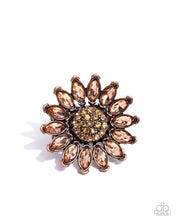Load image into Gallery viewer, Paparazzi Sunflower Setting - Copper Ring