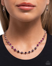Load image into Gallery viewer, Paparazzi Mesmerizing Model - Purple Necklace
