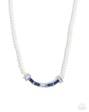 Load image into Gallery viewer, Paparazzi Eloquent Emeralds - Blue Necklace
