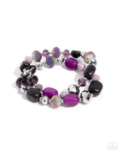 Load image into Gallery viewer, Paparazzi Colorful Captain - Purple Bracelet