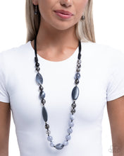 Load image into Gallery viewer, Paparazzi Entrancing Ease - Black Necklace