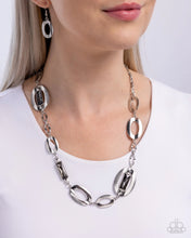 Load image into Gallery viewer, Paparazzi Big Fan Of Yours - Silver Necklace