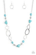 Load image into Gallery viewer, Paparazzi That’s TERRA-fic! - Blue Necklace
