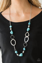 Load image into Gallery viewer, Paparazzi That’s TERRA-fic! - Blue Necklace