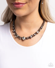 Load image into Gallery viewer, Paparazzi Pronged Perfection - Black Necklace