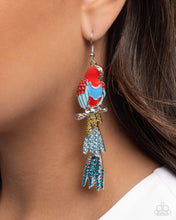 Load image into Gallery viewer, Paparazzi Parrot Pull - Red Earrings