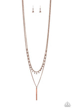 Load image into Gallery viewer, Paparazzi Keep Your Eye On The Pendulum - Copper Necklace