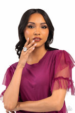 Load image into Gallery viewer, Paparazzi Fan Dance Dazzle - White Ring