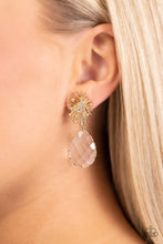 Load image into Gallery viewer, Paparazzi Stellar Shooting Star - Gold Earrings