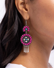 Load image into Gallery viewer, Paparazzi Watch The Sunset - Pink Earrings