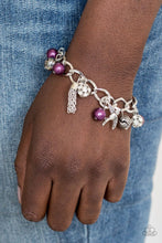 Load image into Gallery viewer, Paparazzi Lady Love Dove - Purple Bracelet
