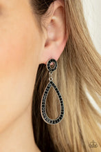 Load image into Gallery viewer, Paparazzi Regal Revival - Black Earrings