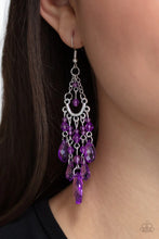 Load image into Gallery viewer, Paparazzi Paid Vacation - Purple Earrings