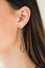 Load image into Gallery viewer, Paparazzi Dauntless Dazzle - Brass Necklace