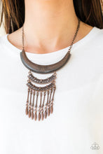 Load image into Gallery viewer, Paparazzi Eastern Empress - Copper Necklace