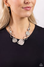 Load image into Gallery viewer, Paparazzi Asymmetrical Attention - White Necklace