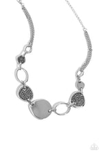 Load image into Gallery viewer, Paparazzi Asymmetrical Attention - Silver Necklace