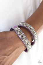 Load image into Gallery viewer, Paparazzi Shimmer And Sass - Purple Bracelet