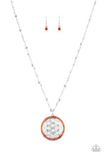 Load image into Gallery viewer, Paparazzi Tearoom Twinkle - Orange Necklace