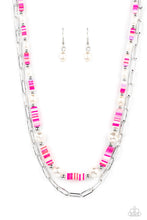 Load image into Gallery viewer, Paparazzi Tidal Trendsetter - Pink Necklace