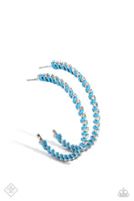 Load image into Gallery viewer, Paparazzi Put A String On It - Blue Earrings