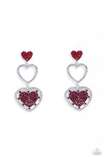 Load image into Gallery viewer, Paparazzi Couples Celebration - Red Earrings