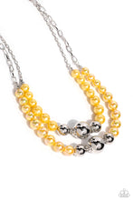 Load image into Gallery viewer, Paparazzi Ballroom Balance - Yellow Necklace