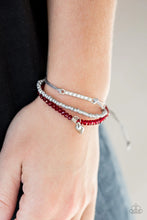 Load image into Gallery viewer, Paparazzi Reckless Romance - Red Bracelet