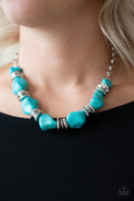 Load image into Gallery viewer, Paparazzi Stunningly Stone Age - Blue Necklace
