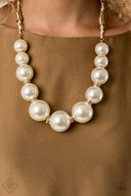 Load image into Gallery viewer, Paparazzi Pearly Prosperity - Gold Necklace